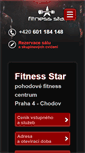 Mobile Screenshot of fitnessstar.cz